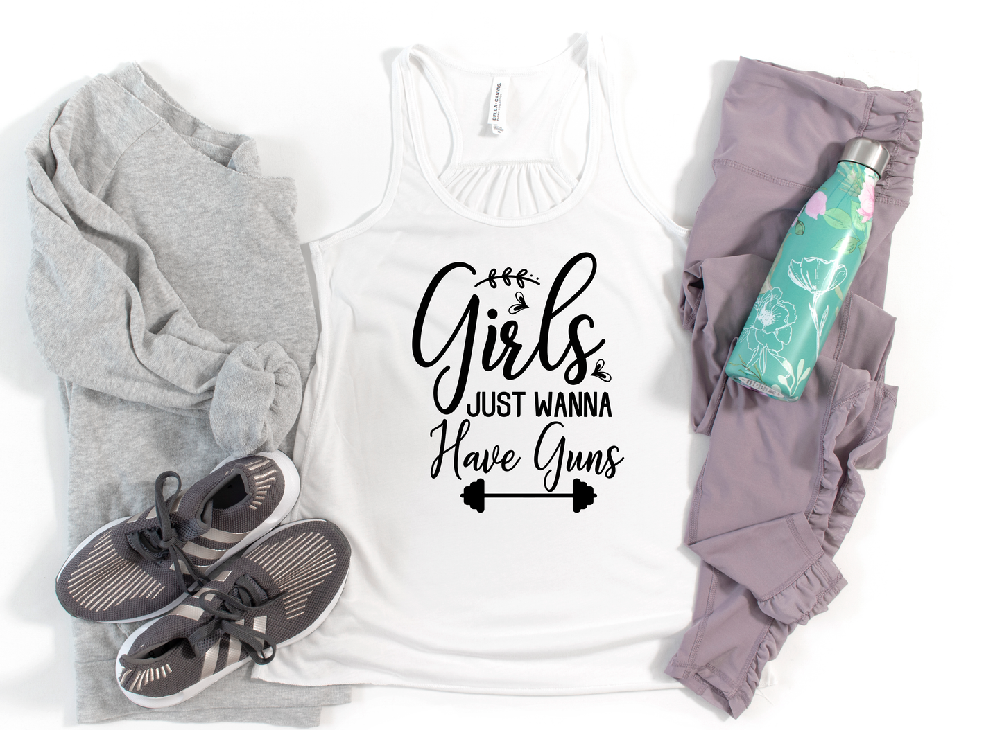 Girls Just Wanna Have Guns White Tank