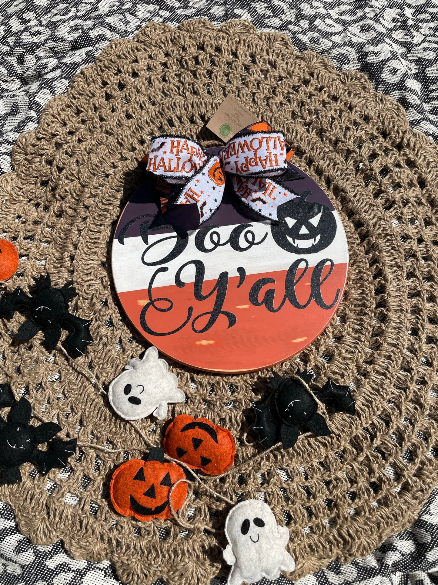 Boo Y'all Door Hanger