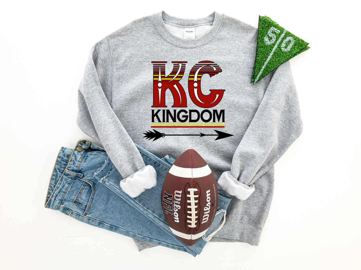 KC Kingdom Arrow Ash Sweatshirt