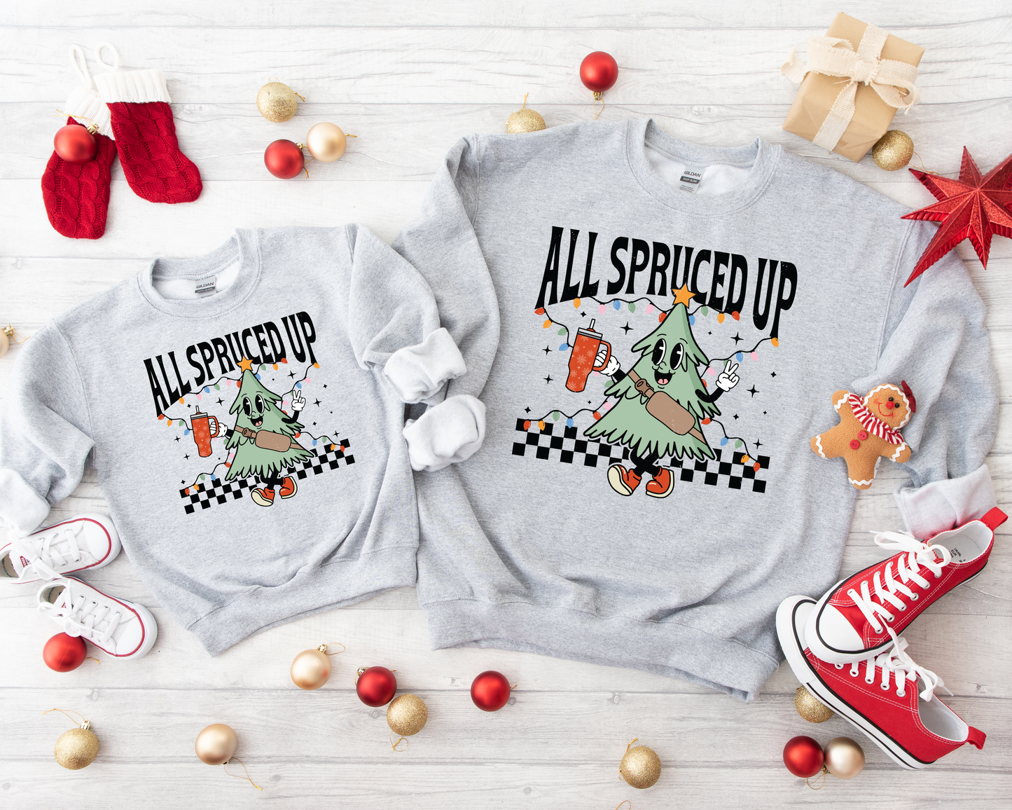 Mommy & Me All Spruced Up Ash Sweatshirt