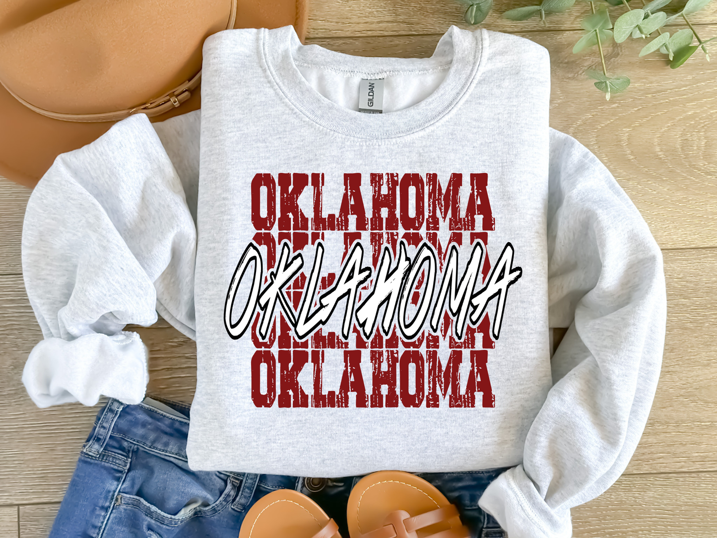 Oklahoma Repeat Ash Sweatshirt
