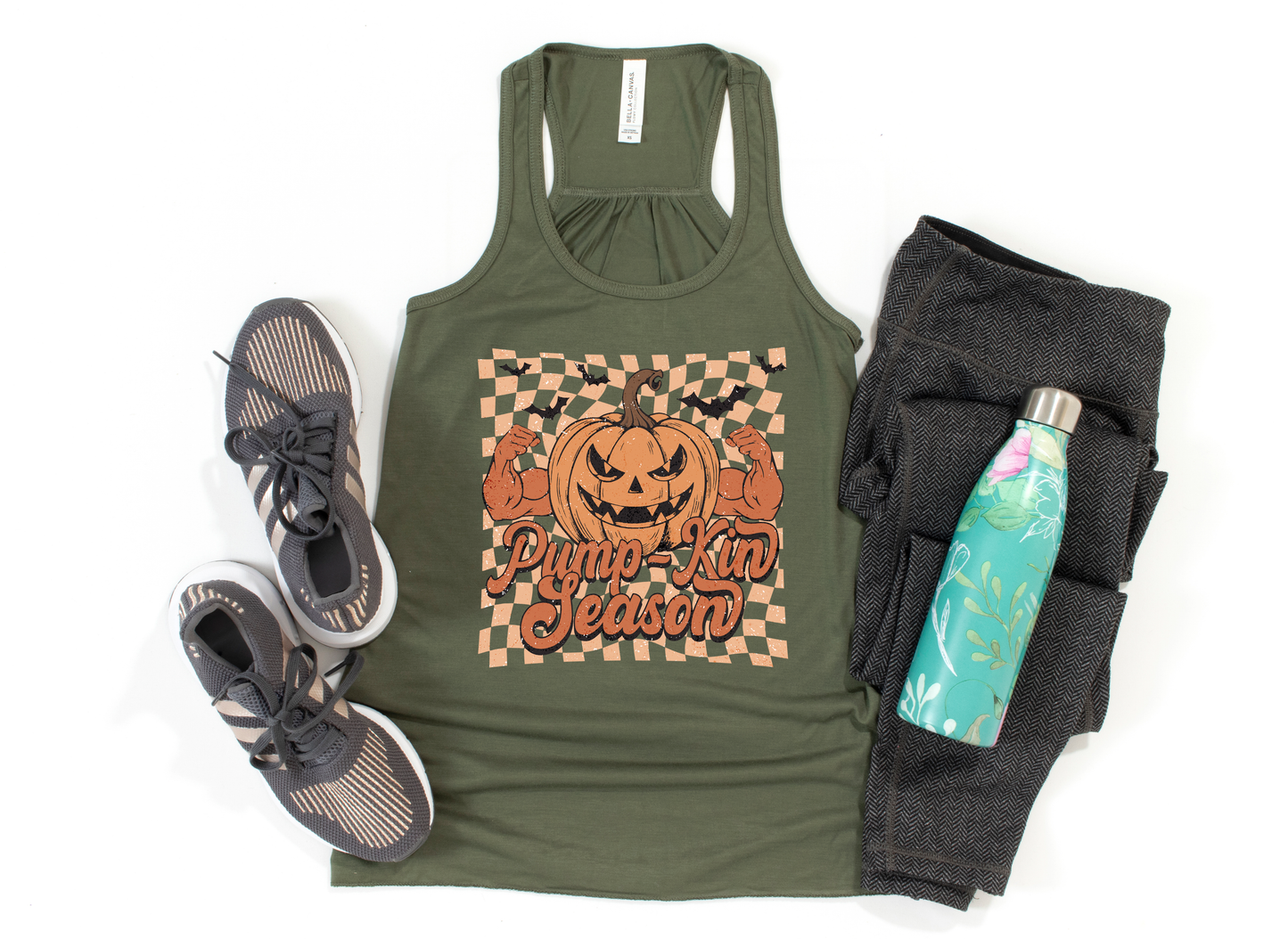 Pump-Kin Season Military Green Tank