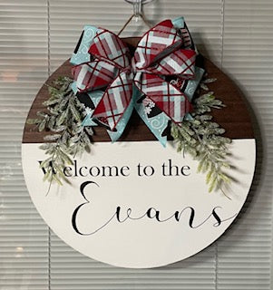 Customizable Welcome Sign