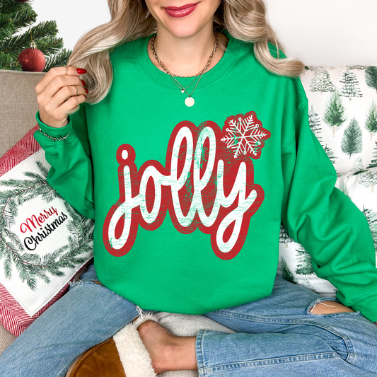 Red and White Jolly Irish Green Sweatshirt
