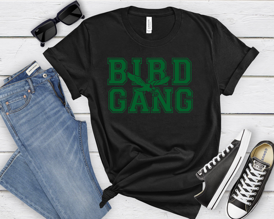 Bird Gang Philadelphia Eagle Black Tee