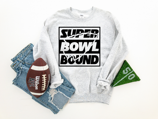 Black Super Bowl Bound Ash Sweatshirt