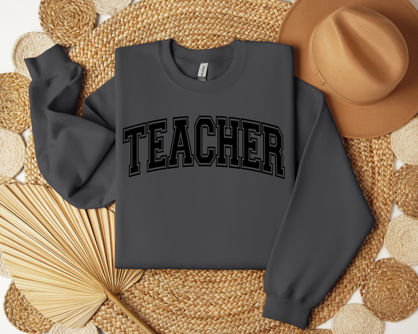Varsity Teacher Charcoal Sweatshirt