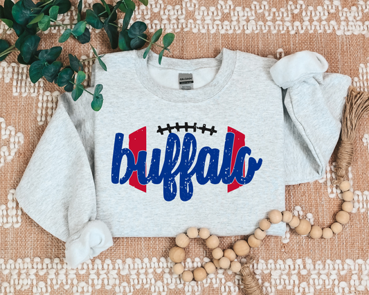Buffalo Football Design Ash Sweatshirt
