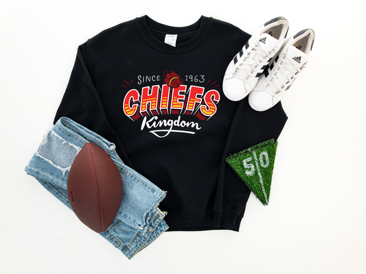 Chiefs Kingdom Since 1963 Black Sweatshirt