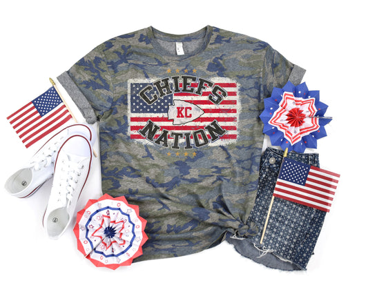 C H I E F S Nation Camo Tee