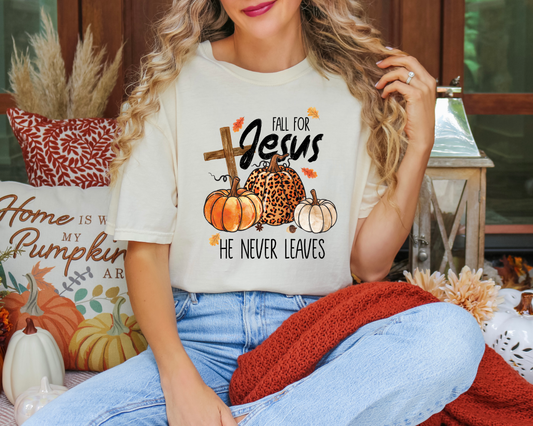 Fall For Jesus Sand Sweatshirt