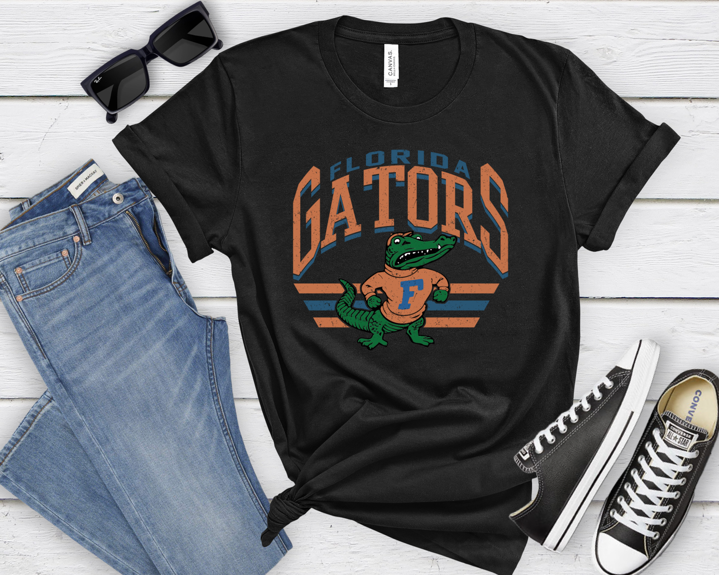 Florida Gators Vintage Black Tee