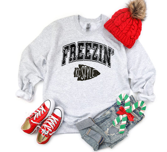 Freezin KC Style Ash Sweatshirt