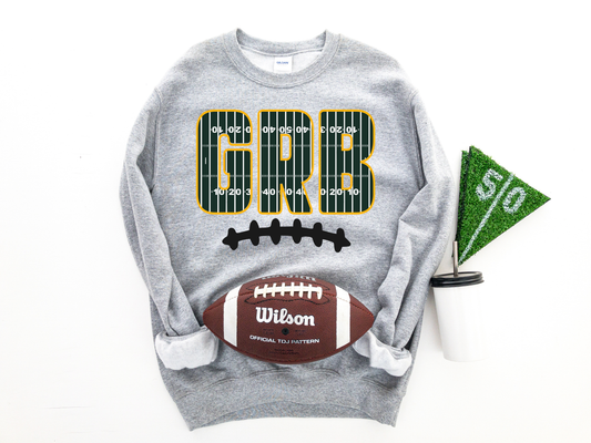 Green Bay Football Field Ash Sweatshirt