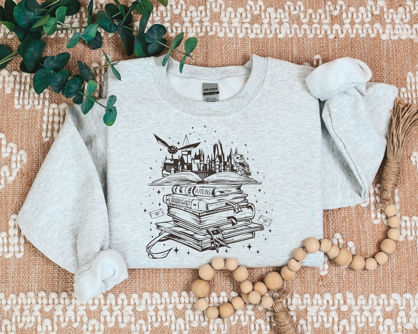 Harry Potter Book Stack Ash Sweatshirt