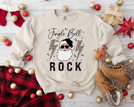Jingle Bell Rock Santa Sand Sweatshirt