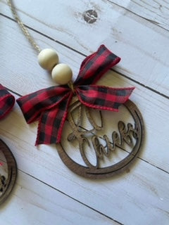 ***PREORDER*** KC Chiefs Wood Ornament