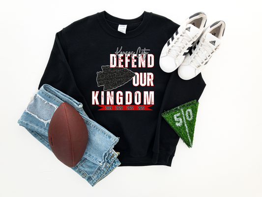 Kansas City Defend Our Kingdom Black Sweatshirt