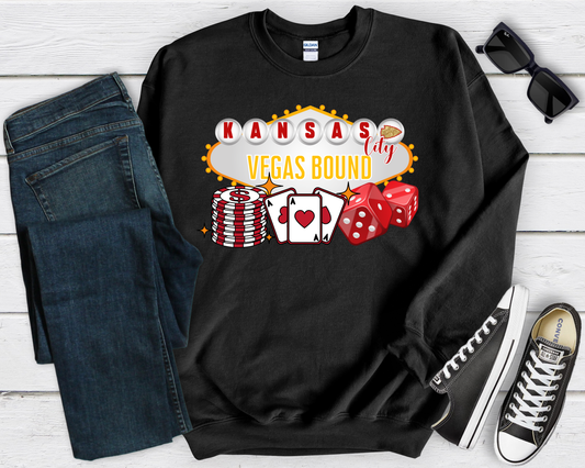 Kansas City Vegas Bound Black Sweatshirt