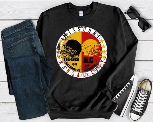 MU and KC Black Sweatshirt
