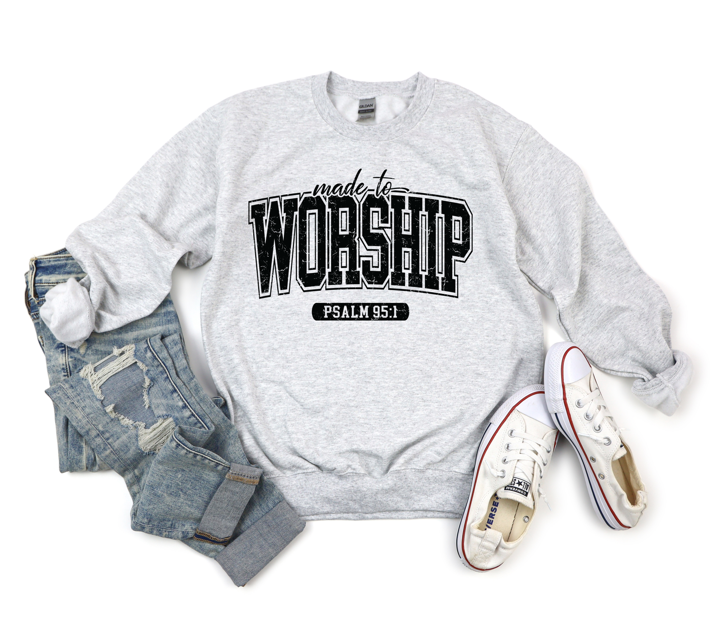 Made To Worship Ash Sweatshirt