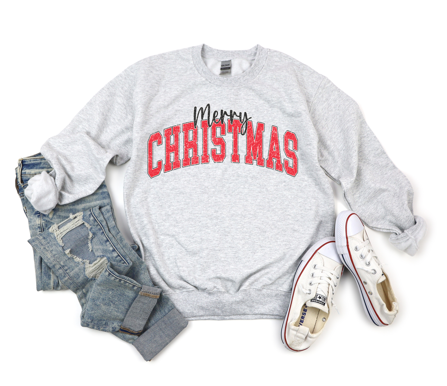 Merry Christmas Ash Sweatshirt