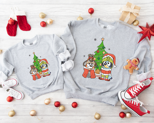 Mommy & Me Bluey Ash Sweatshirt