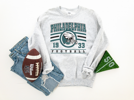 Philadelphia 1933 Football Ash Sweatshirt