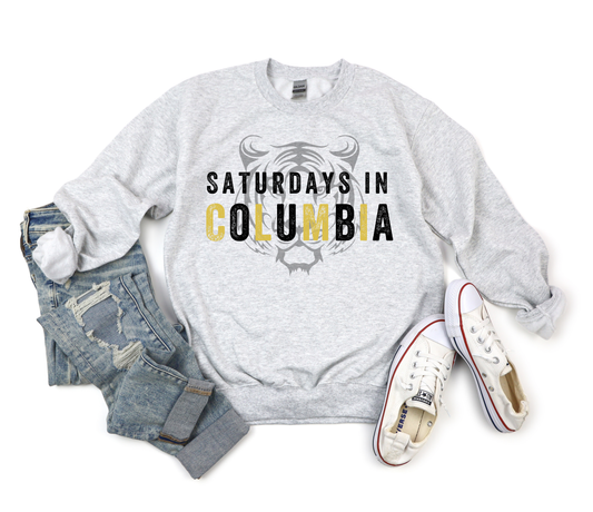 Saturday in Columbia Ash Sweatshirt