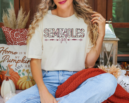 Seminoles Girl Ivory Comfort Colors