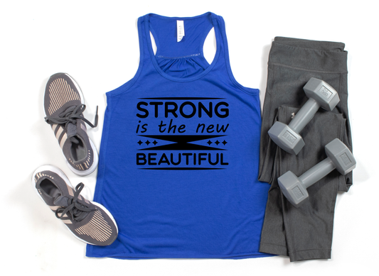 Strong is the New Beautiful Royal Blue Tank