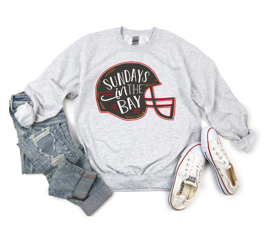 Saturdays on the Bay Helmet Ash Sweatshirt