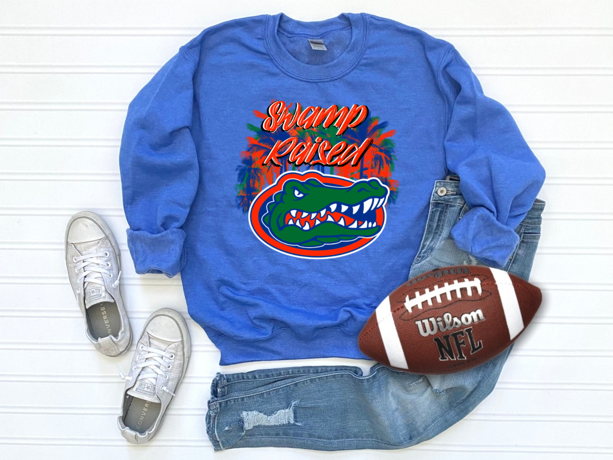 Swamp Raised Heather Royal Blue Sweatshirt