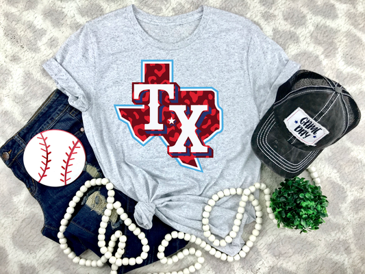 TX Texas State Ash Gray Tee