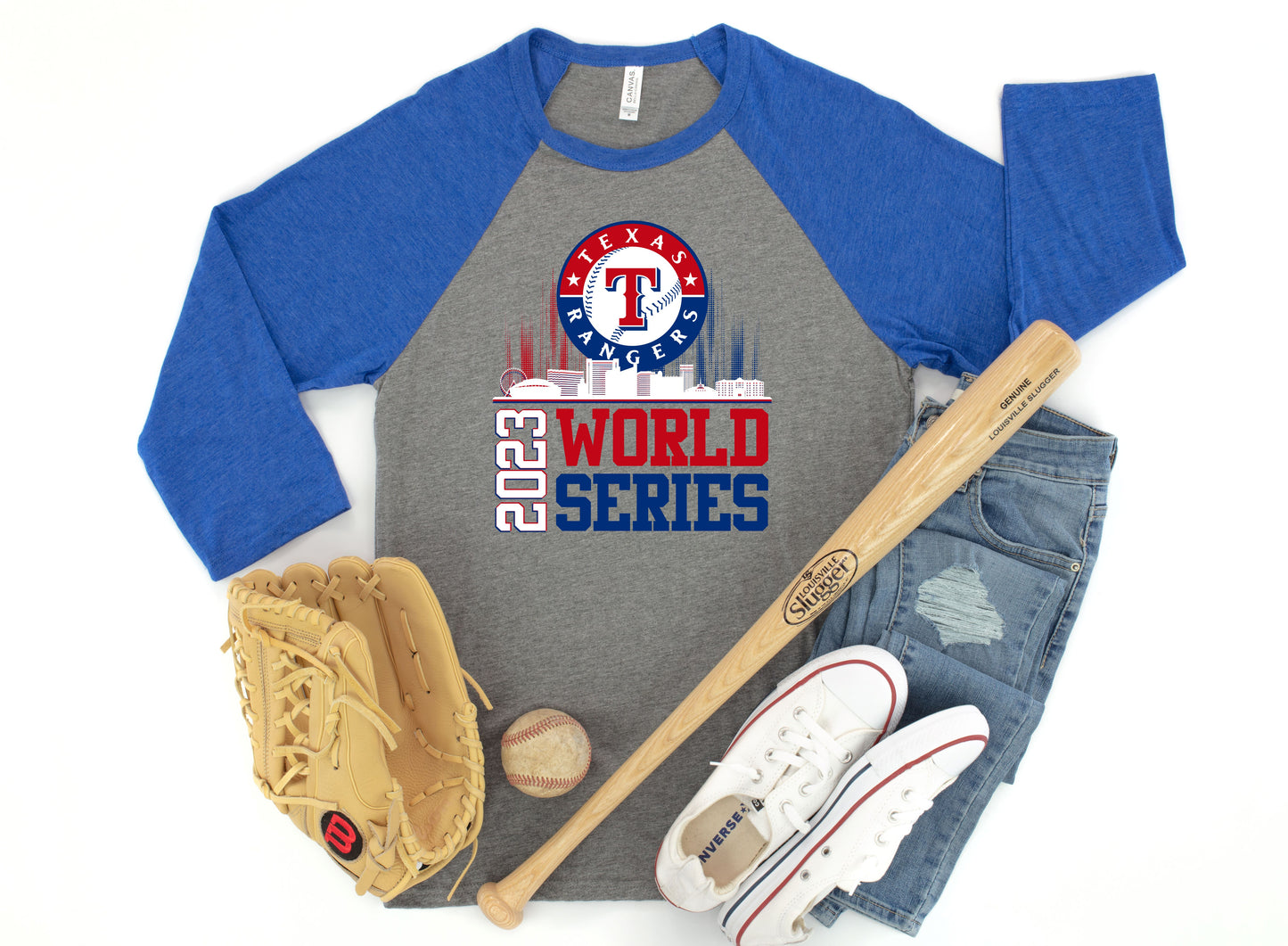 Texas Rangers World Series 2023 Raglan