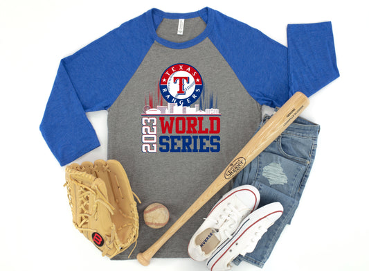 Texas Rangers World Series 2023 Raglan