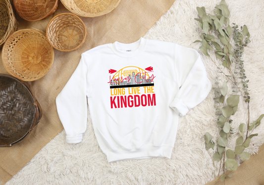 Youth Long Live The Kingdom White Sweatshirt